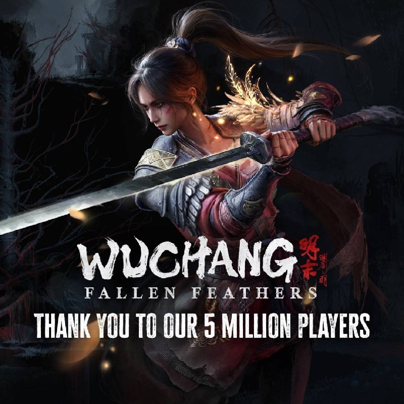 Ролевой экшен Wuchang: Fallen Feathers привлёк более 5 млн игроков