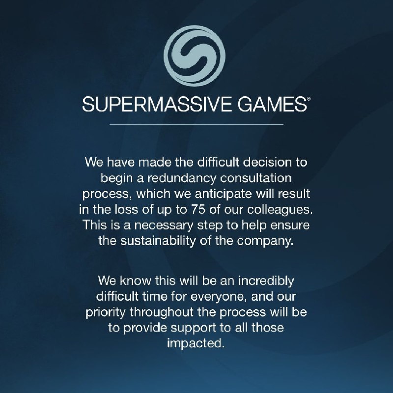 Студия Supermassive Games готовится сократить до 75 сотрудников
