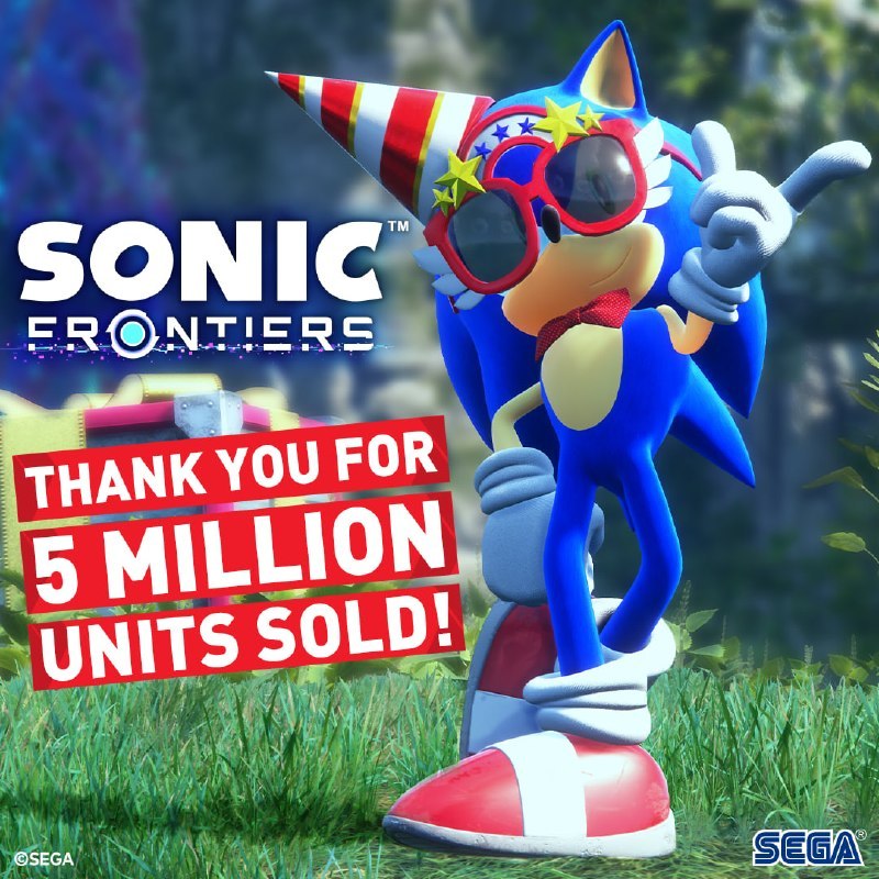 Вы купили 5 миллионов Sonic Frontiers, поэтому заслужили право носить ботинки.