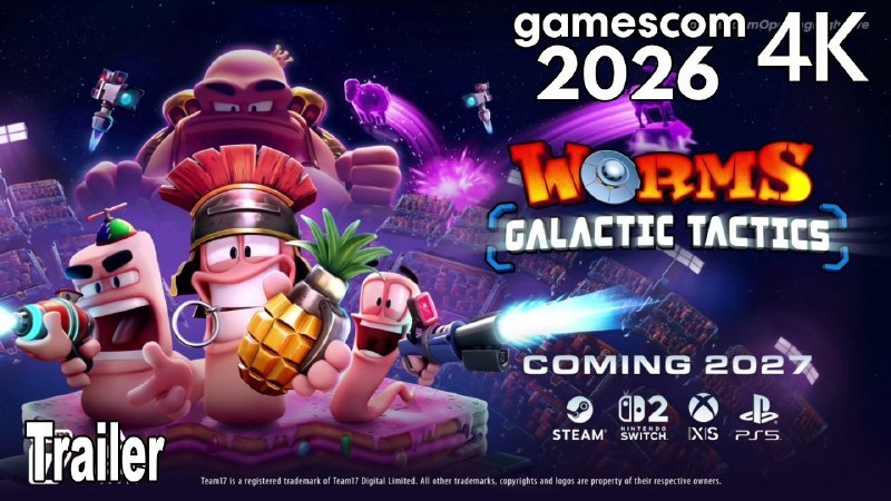 Прешоу gamescom 2026 началось с Worms Galactic Tactics : youtu.be/a9DyWNkaQIo Поддержи StopGame на 📱 Boosty или 📱…