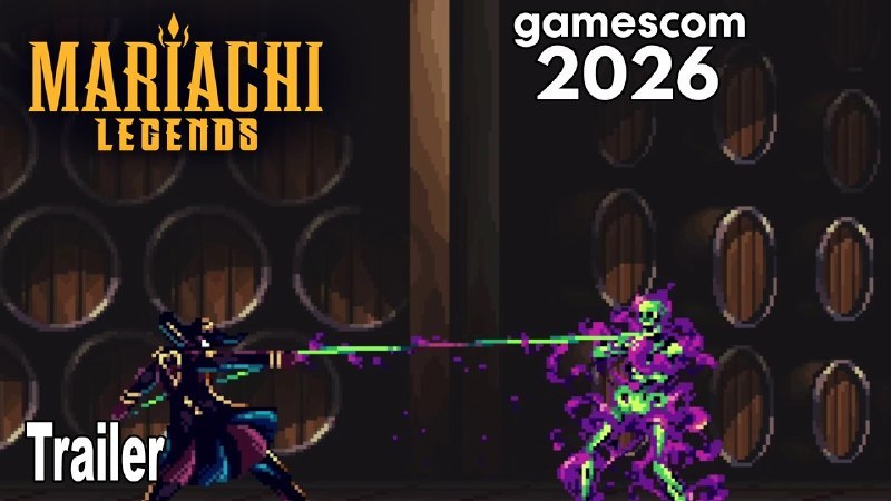 Геймплей пиксельной игры «Mariachi Legends»