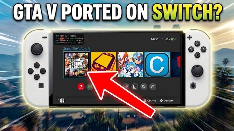 GTA V портировали на Nintendo Switch силами фанатов