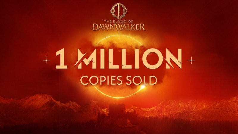 Продано более миллиона копий The Blood of Dawnwalker